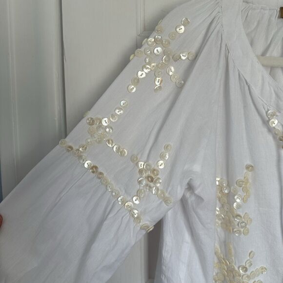 rose and rose honfluer Top mother of pearl Buttons Tassel Small - Picture 8 of 15